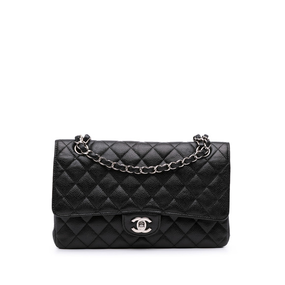 Pre-Loved Chanel Medium Classic Caviar Double Flap - Picture 1 of 12
